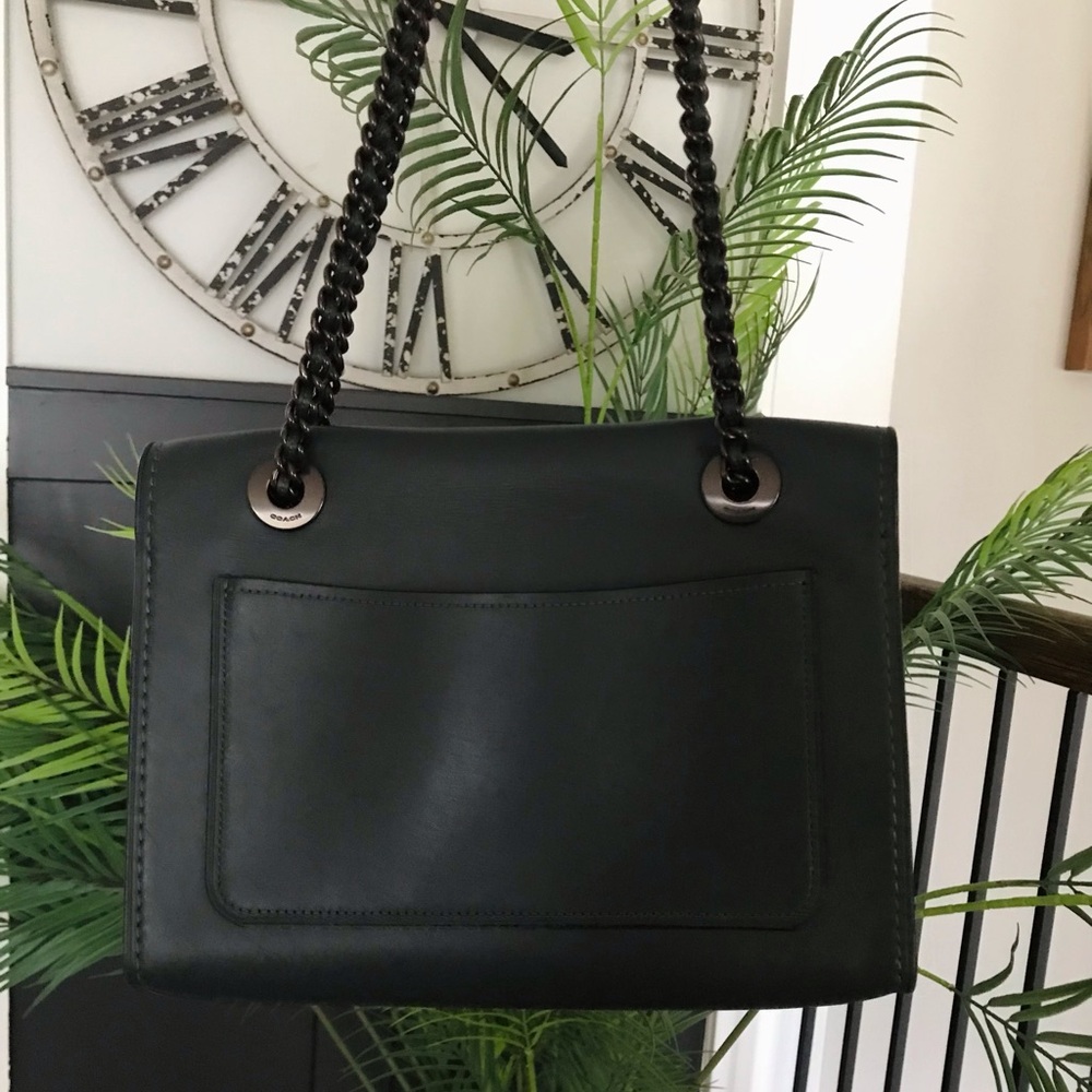Coach Dark Pine Green Crossbody Bag - Picture 16 of 16